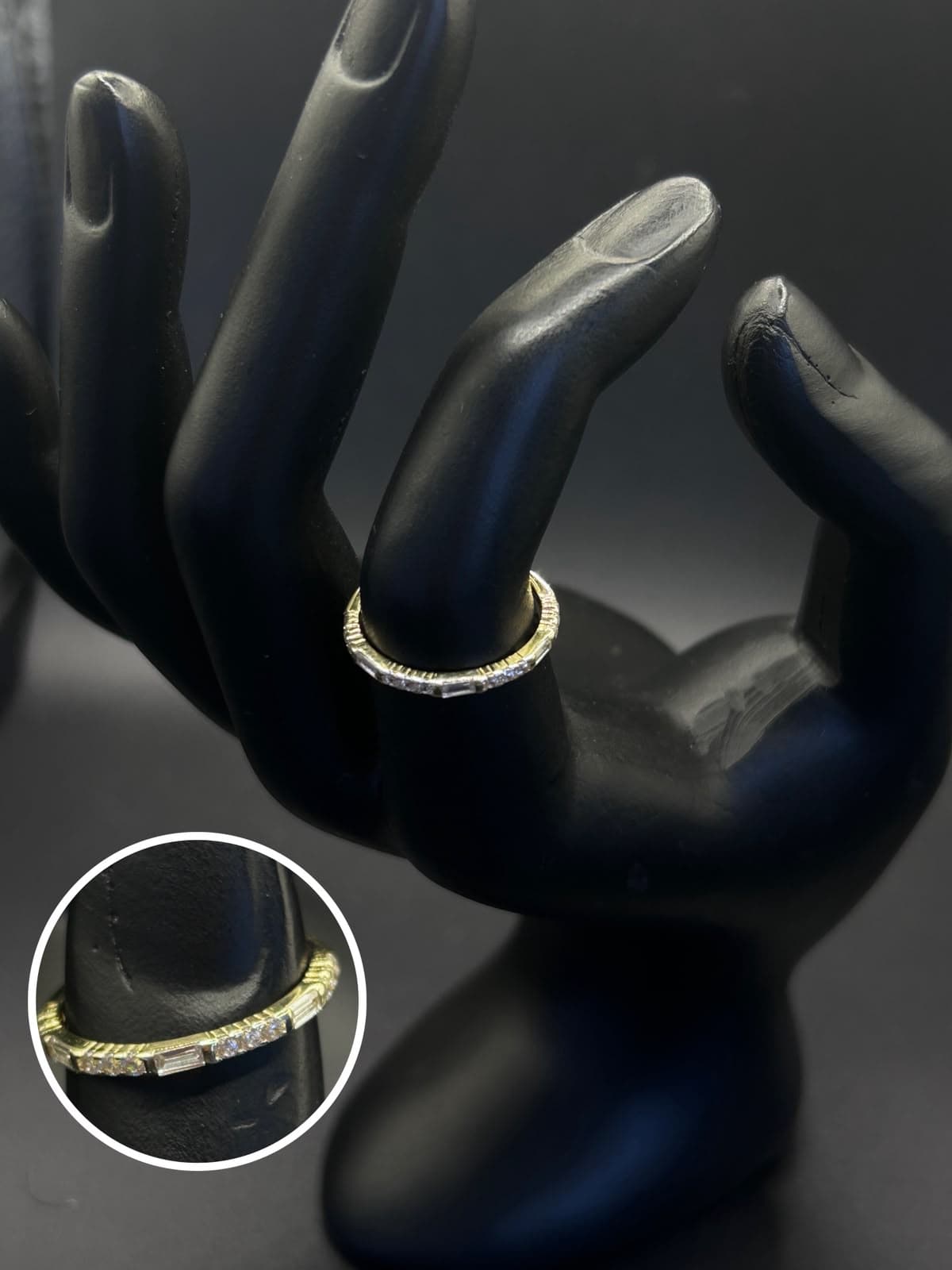 Anillo Media Churumbela Oro 10k 