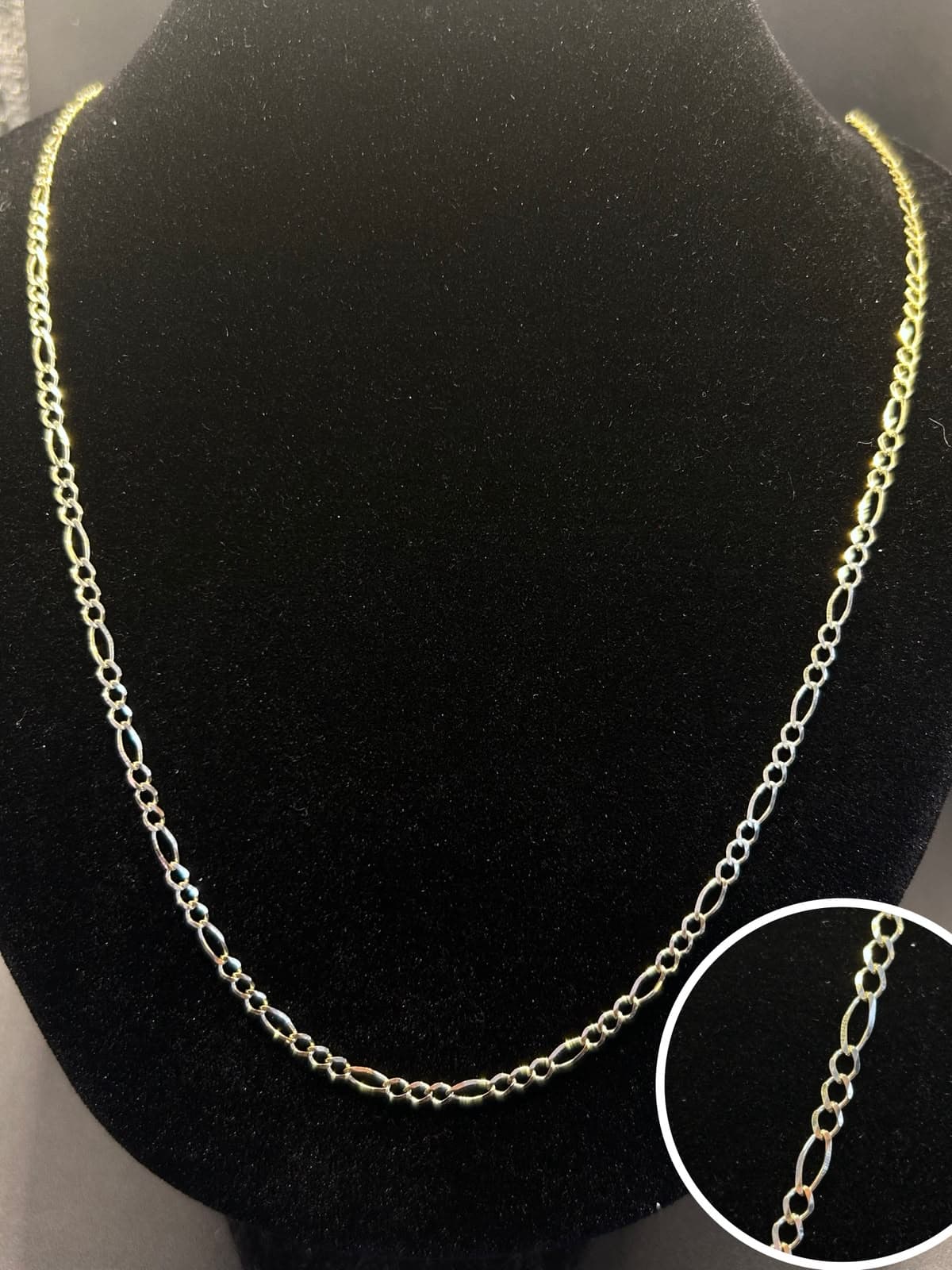 Cadena Figaro 65 cm Oro 10k 
