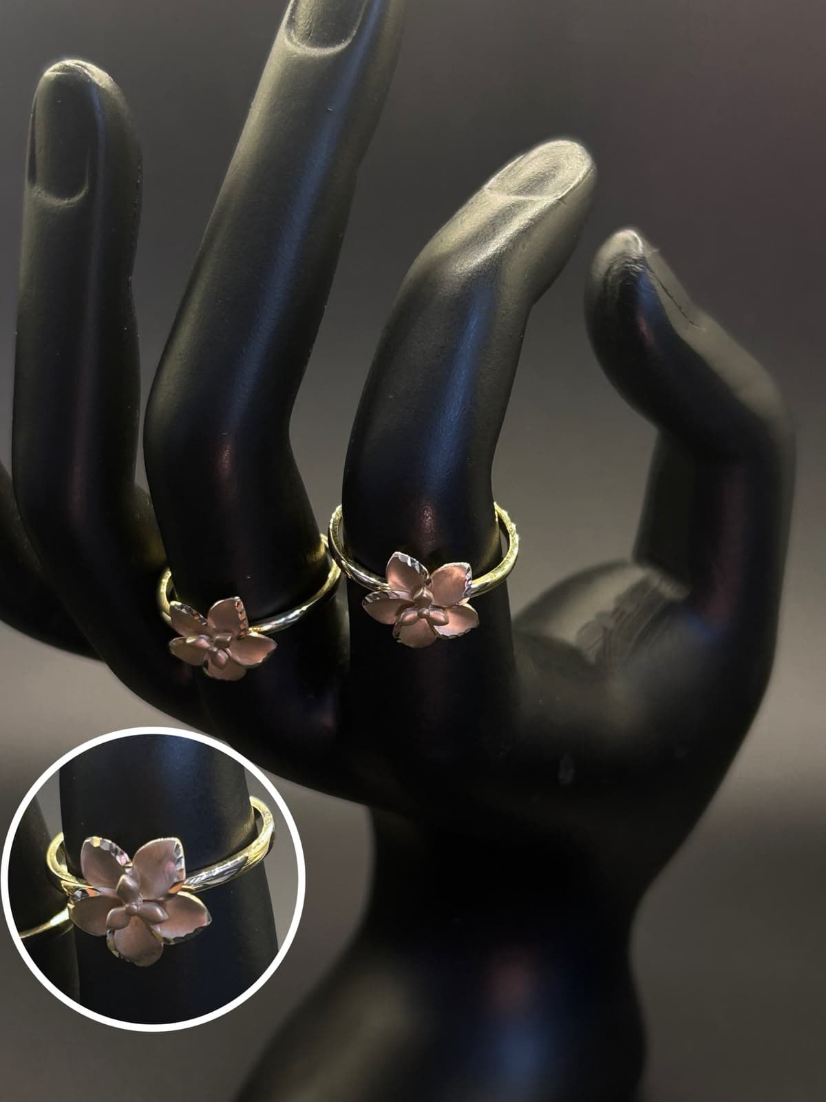 Anillo Flor De cerezo Estilo Japones