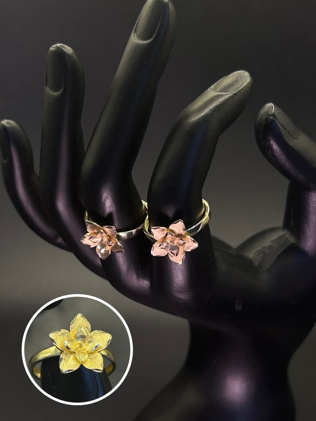 Anillo Azalea Oro 10k